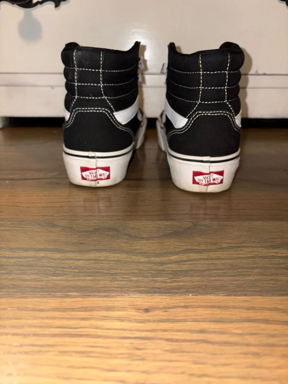 Platform Hi-Top Vans with Hello Kitty Laces
